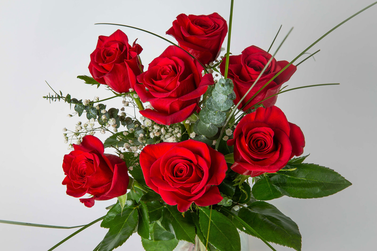 Kytica červených ruží Love malá detail