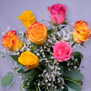 Kytica ruží - farebný mix